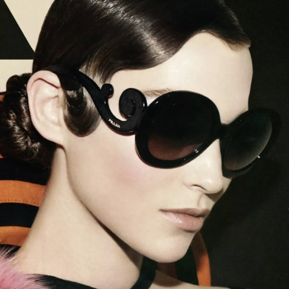 Prada women's round sunglasses online