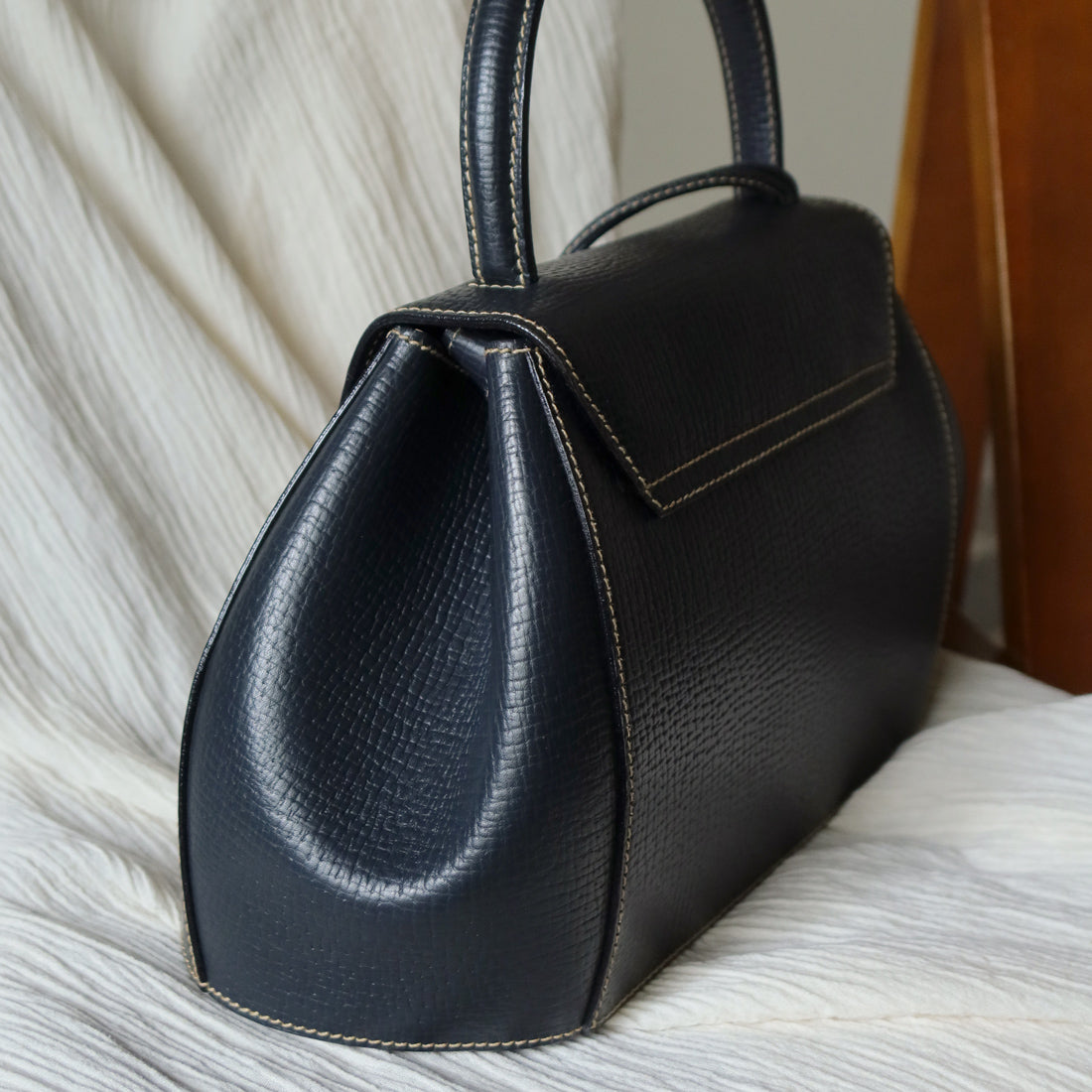 Loewe Vintage Barcelona Leather 2 way Shoulder Bag