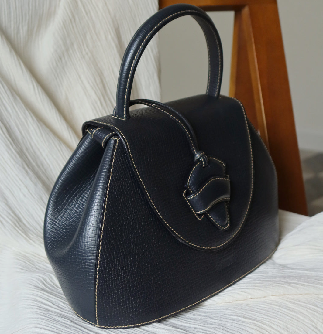 Loewe Vintage Barcelona Leather 2 way Shoulder Bag