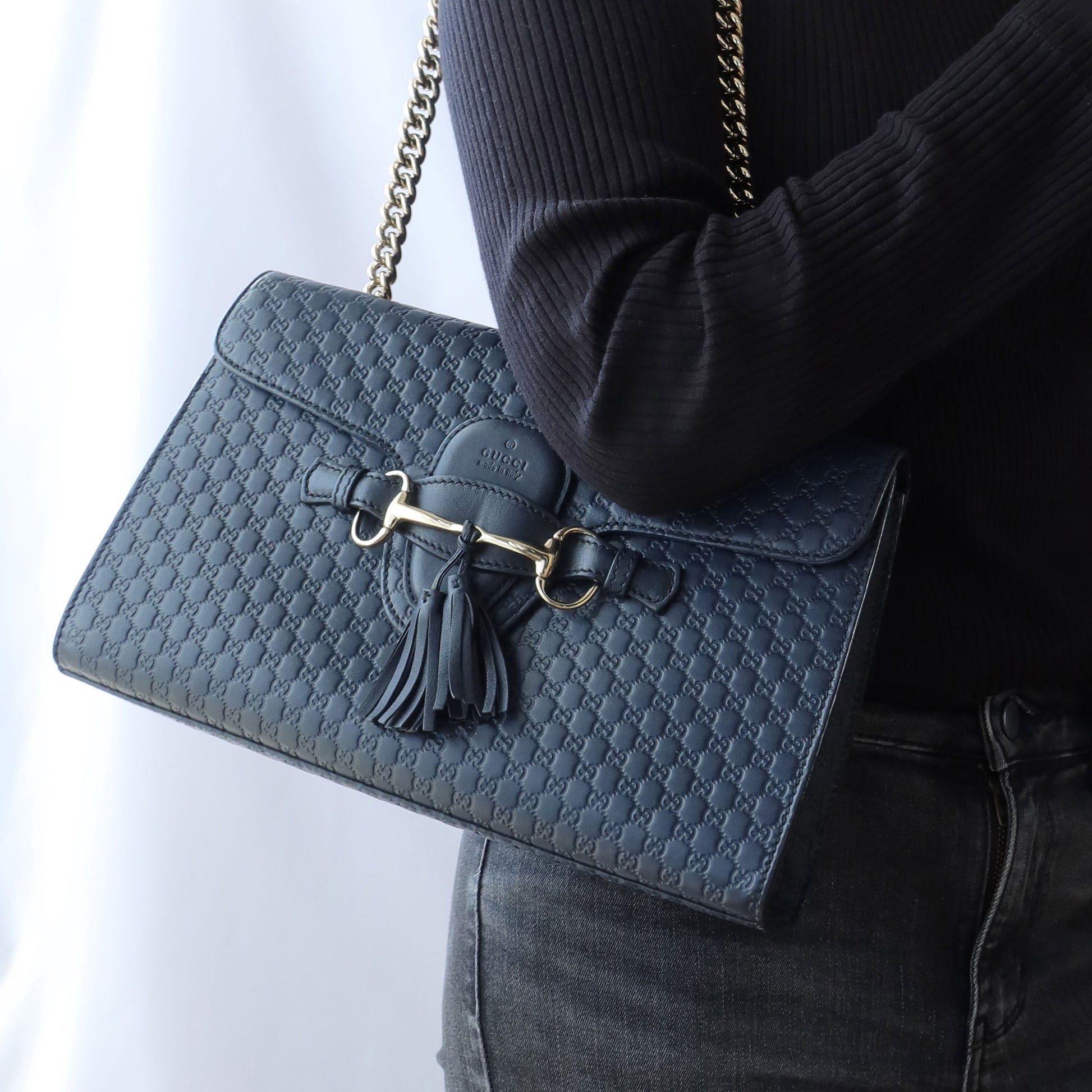 Gucci Horsebit Chain Medium Shoulder Bag