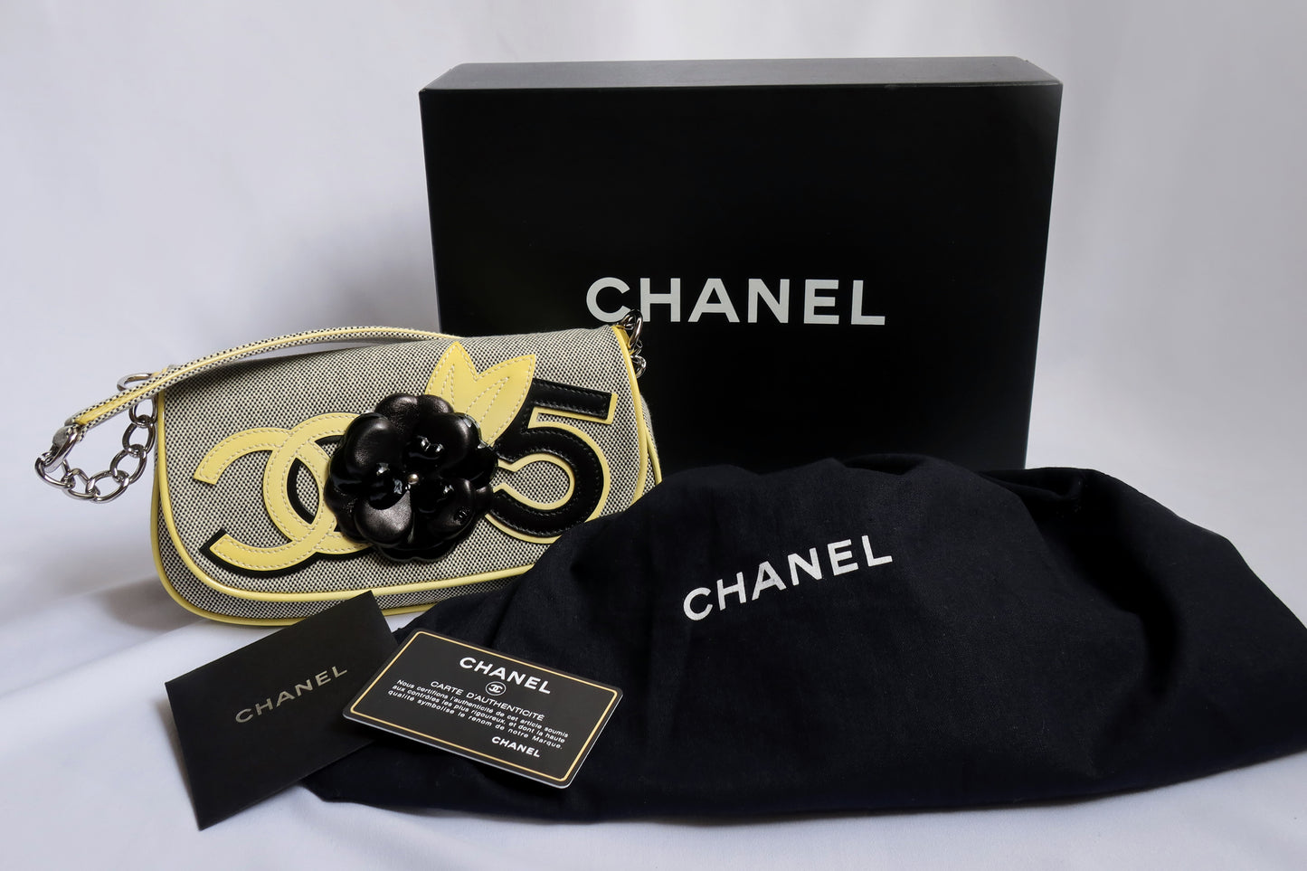 Chanel Brand New Camellia No.5 CC Mark Flap Bag