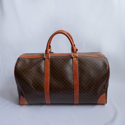 Celine Vintage Macadam Travel Boston Bag