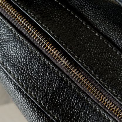 Chanel Vintage Caviar Leather Hobo Shoulder Bag