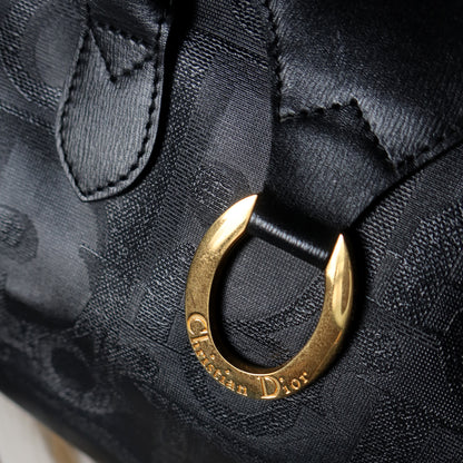 Christian Dior Vintage Black Monogram Speedy Bag