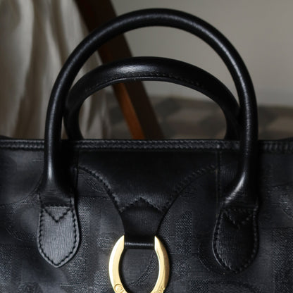 Christian Dior Vintage Black Monogram Speedy Bag