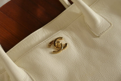 Chanel Vintage Cerf executive 2way Tote Bag
