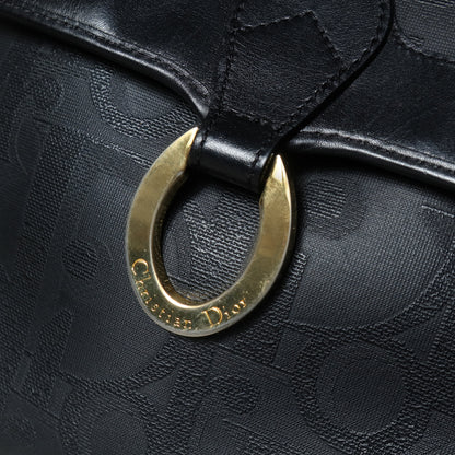 Christian Dior Vintage Black Oblique Trotter Lady Bag