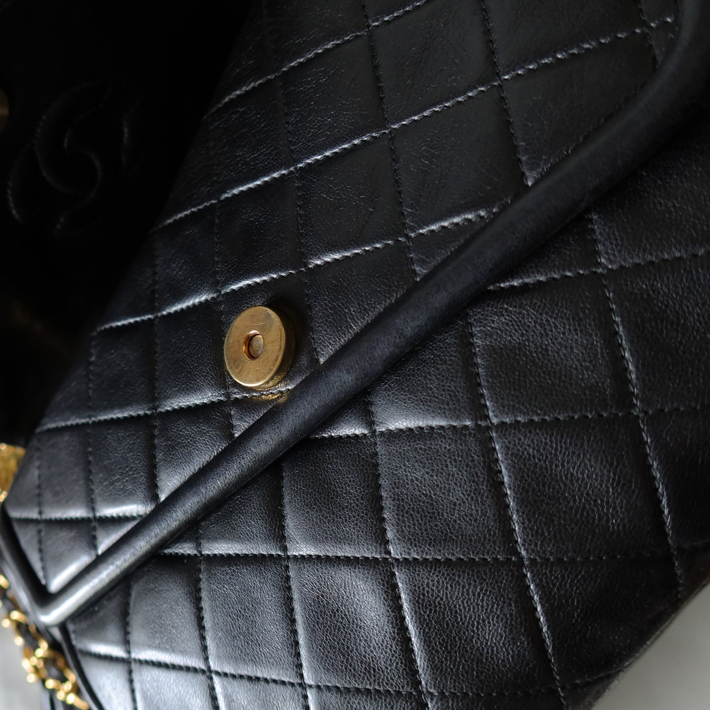 Chanel Vintage Tassel Asymmetrical Double Flap Bag [2]