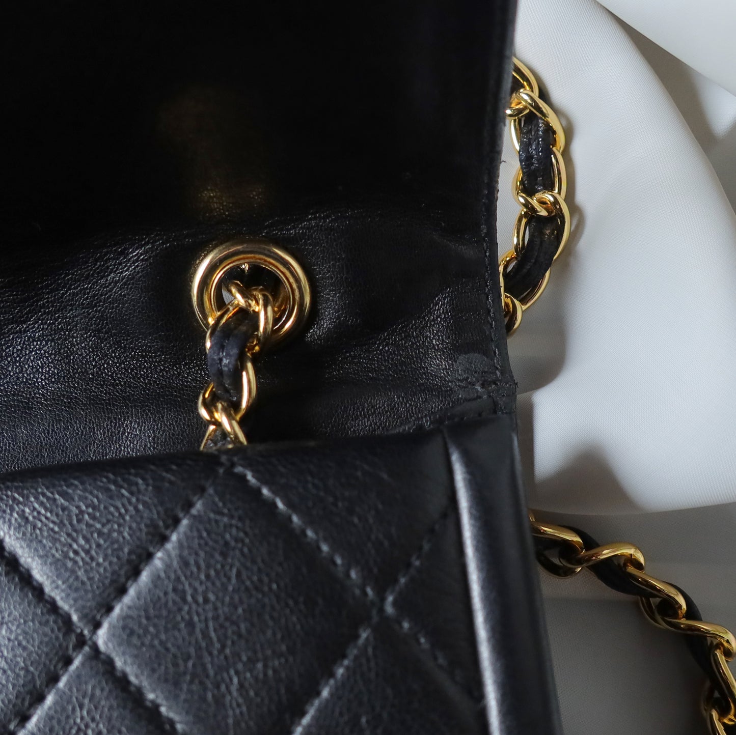 Chanel Vintage Tassel Asymmetrical Double Flap Bag [2]