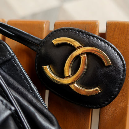 Chanel Vintage Matelasse Double Chain Travel and Work Shoulder Bag