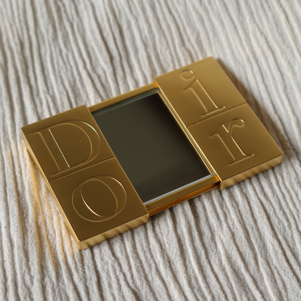 Christian Dior RARE outlets gold hand mirror